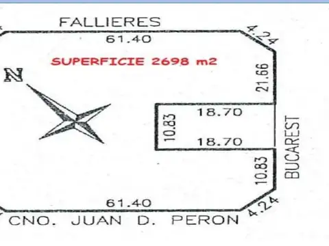 Galpon en Alquiler 61  mts Frente