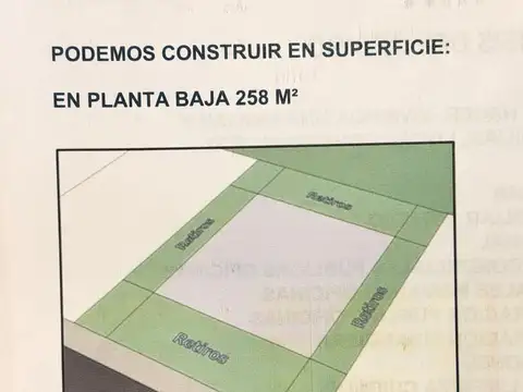 LOTE TERRENO VENTA 430M2  ITUZAINGO NORTE