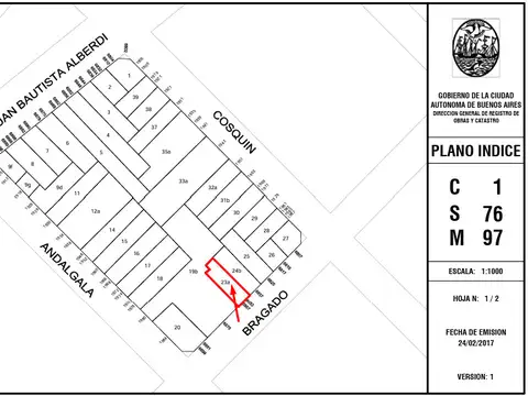 Terreno en Venta en Mataderos, USD 180.000