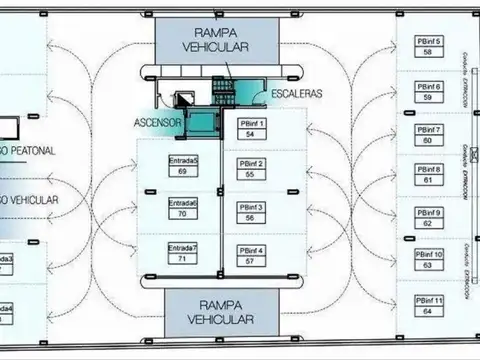 Vta cochera fija cubierta, 2°SS coch 22, Caballito
