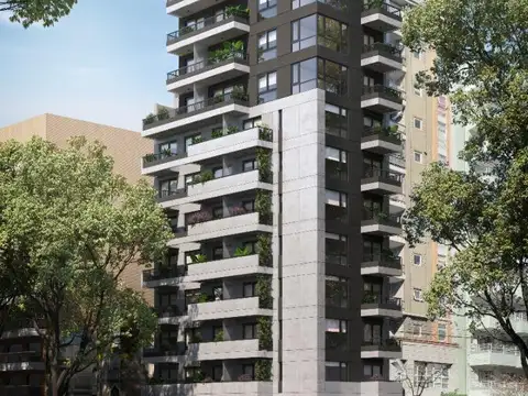 3 ambientes en dúplex con balcón al frente y terraza.