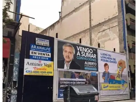 TERRENOS/FRACCIONES/LOTEOS - TERRENOS - CENTRO NORTE (COMERCIAL), CAPITAL FEDERAL