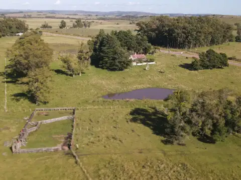 Chacra8ha  con Casa sobre ruta 13
