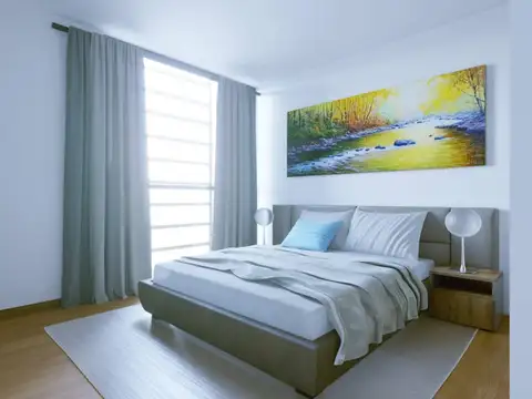 Departamento 2 ambientes con 1 baño