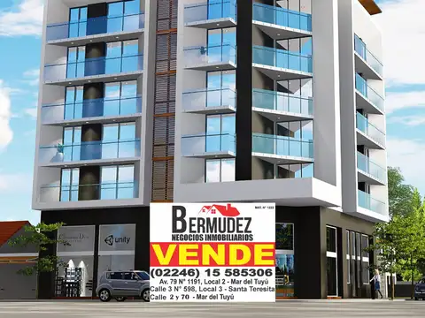 Departamentos venta 2 y 3 amb Mar del ajo Quinteros esquina Brown