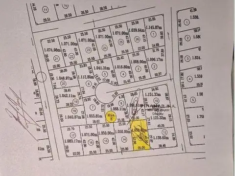 Terreno en Venta 25  mts Frente