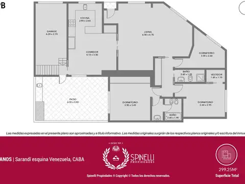 Casa 5 ambientes con 3 baños