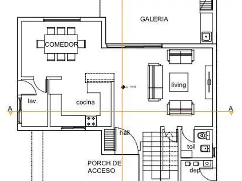 Casa 4 ambientes con 3 baños