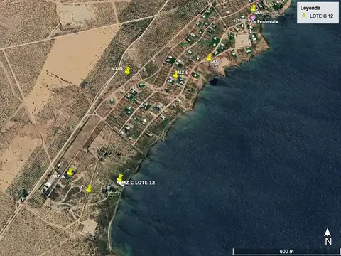 Terreno en LA PENINSULA Lago Mari Menuco - 1126 mts2