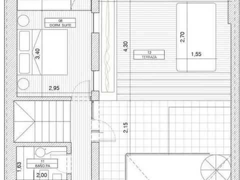 Av. Pellegrini 2700-CASA Interna Única 3 dormitorios con PILETA PARRILLERO