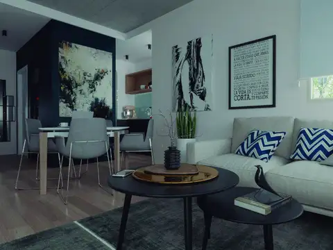 Departamento 2 ambientes con 1 baño