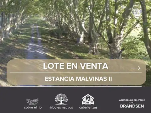 LOTE EN VENTA EN ESTANCIA MALVINAS II, BRANDSEN
