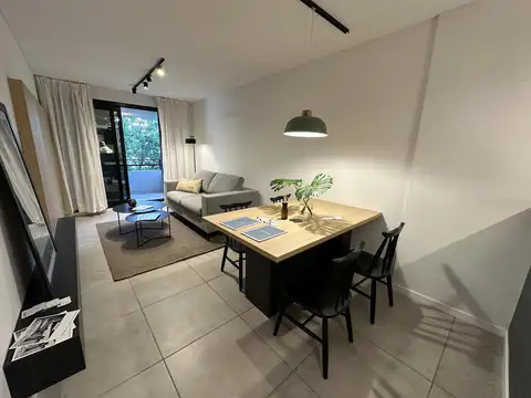 Departamento en alquiler de un Dormitorio Pichincha Rosario Ovidio Lagos 100