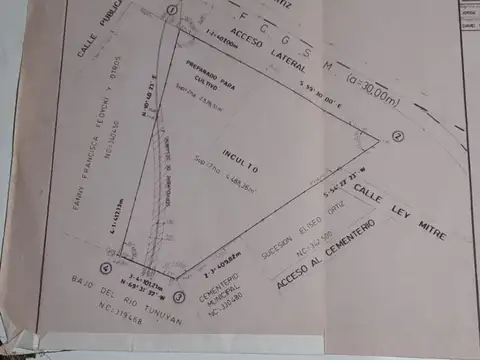 Terreno en Venta en Las Catitas, USD 65.000