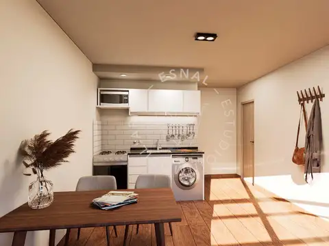 Departamento 2 ambientes con 1 baño
