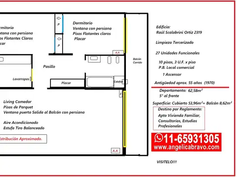 Departamento en Venta de 3 ambientes