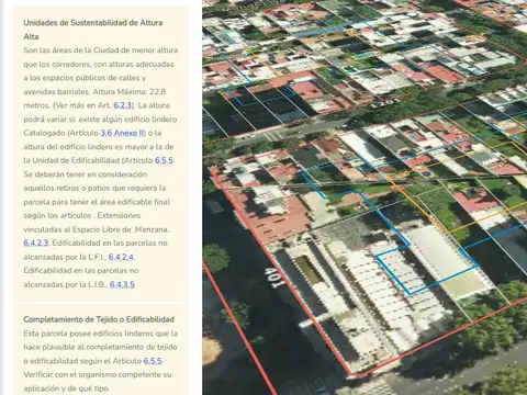 Terreno en Venta 10  mts Frente