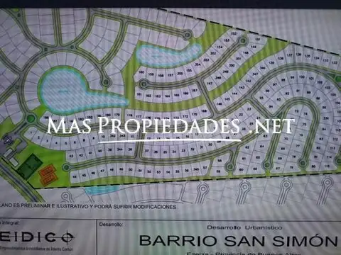Terreno en Venta 22  mts Fondo