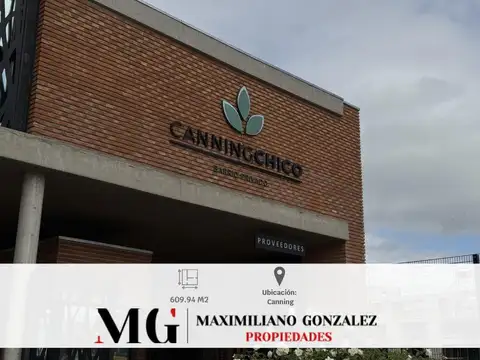 Lote venta Canning Chico