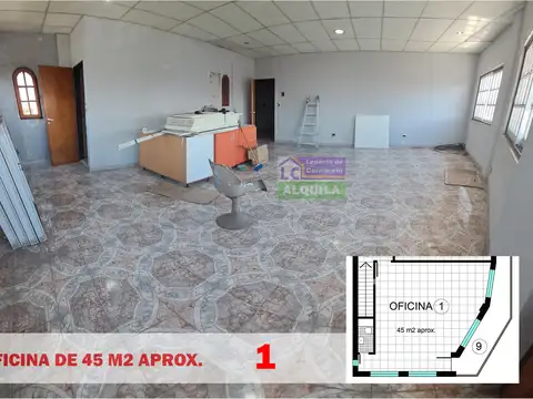 Oficina 6 ambientes con 6 baños