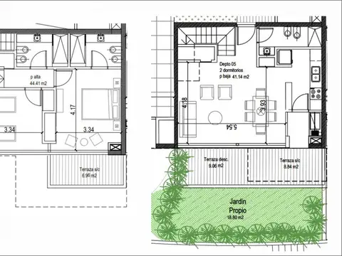 Departamento en Venta de 2 ambientes