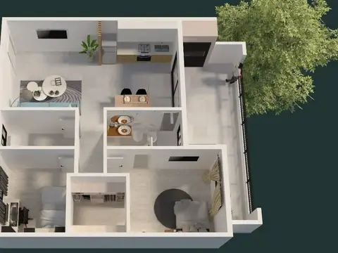 Departamento en Venta de 3 ambientes