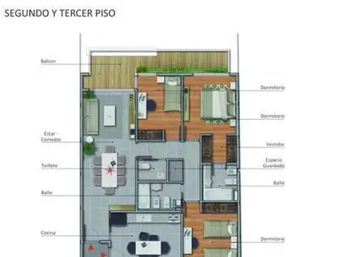 Departamento en Venta de 2 dormitorios