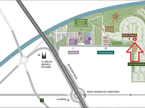 Lote 224 en venta. B° La Concepcion II, Lujan