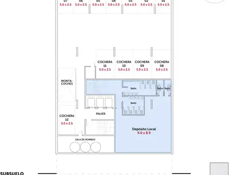 Cochera en Venta cubie.