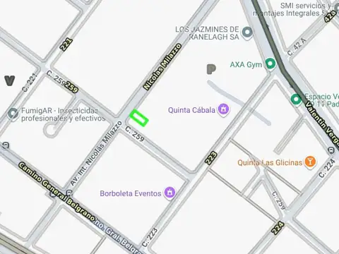 Terreno en Venta de 348,0 m2