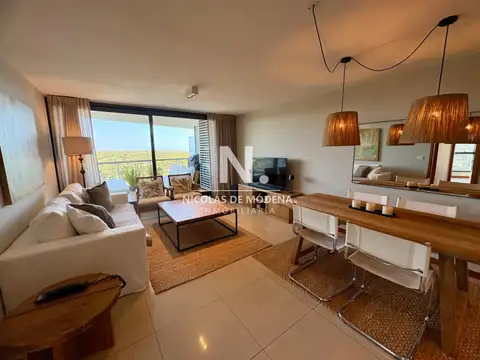 En alquiler apartamento con hermosa vista de 2 dormitorios en Roosevelt, Punta del Este