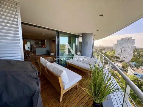 En alquiler apartamento con hermosa vista de 2 dormitorios en Roosevelt, Punta del Este