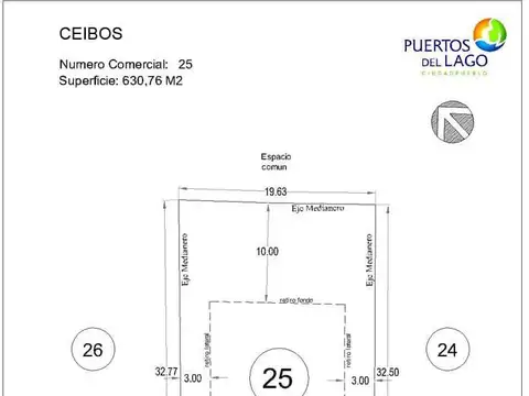 Terreno en Venta de 625,0 m2