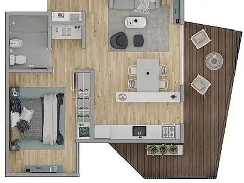 Departamento en Venta en El Once, USD 154.293