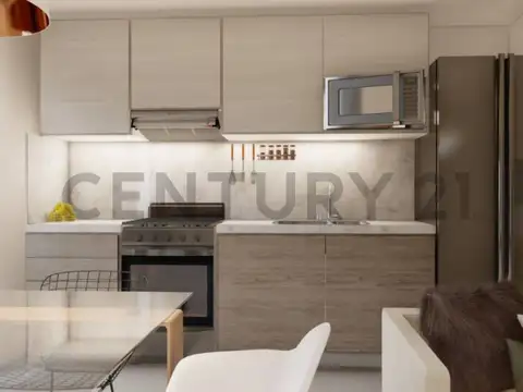 Departamento 3 ambientes con 2 baños