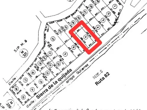 Terreno en Venta de 960,0 m2