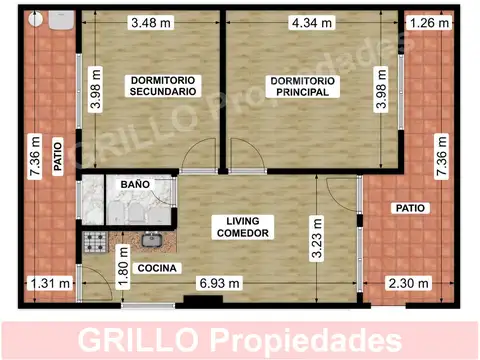 Departamento en Venta en General San Martin, USD 59.000