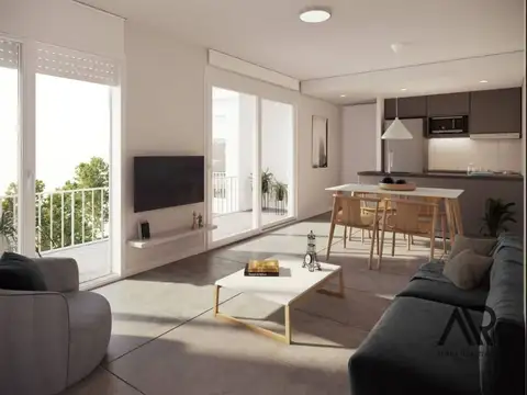 Departamento 2 ambientes con 1 baño