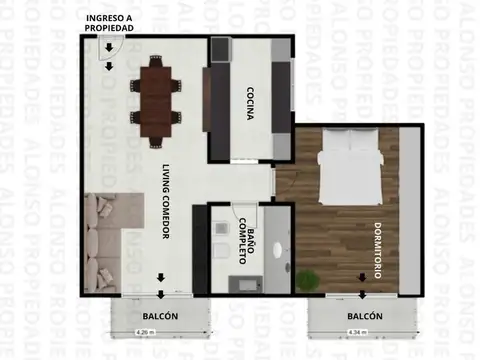 Dr. Melo 2600 , Piso 4