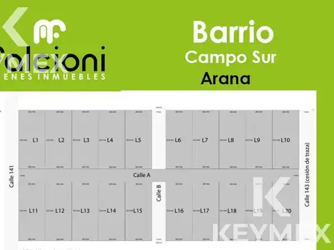 VENTA TERRENO -Arana