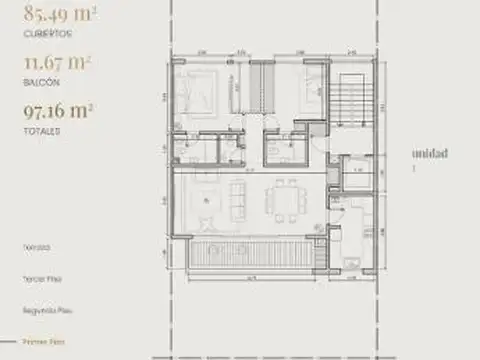 Departamento en Venta con 2 cocheras