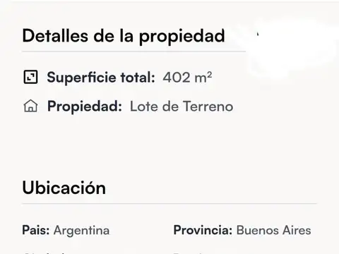 Lote en venta en Mar de Ajó