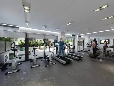 Departamento 2 ambientes con 1 baño