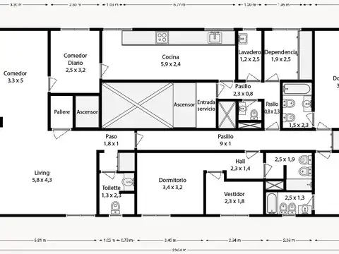 Departamento en Venta en Las Cañitas, USD 750.000