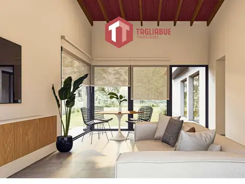 Casa 3 ambientes con 2 baños