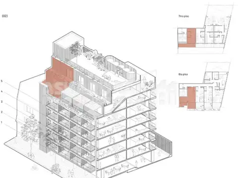 Departamento 3 ambientes con 1 baño