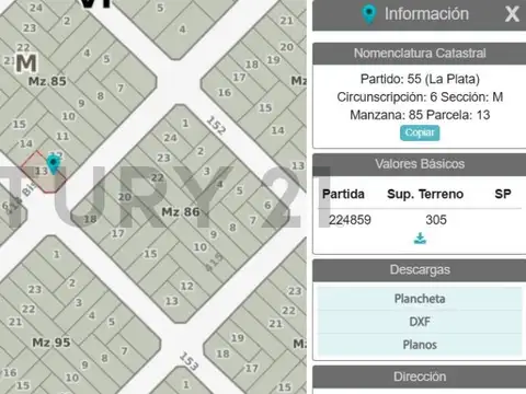 LOTE EN VENTA EN ARTURO SEGUI.