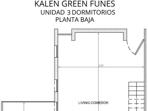 Casa 4 ambientes con 1 baño