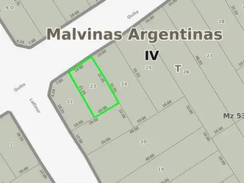 Terreno en Venta en Tortuguitas, USD 45.000