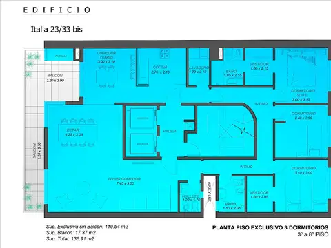 Departamento en Venta al Oeste